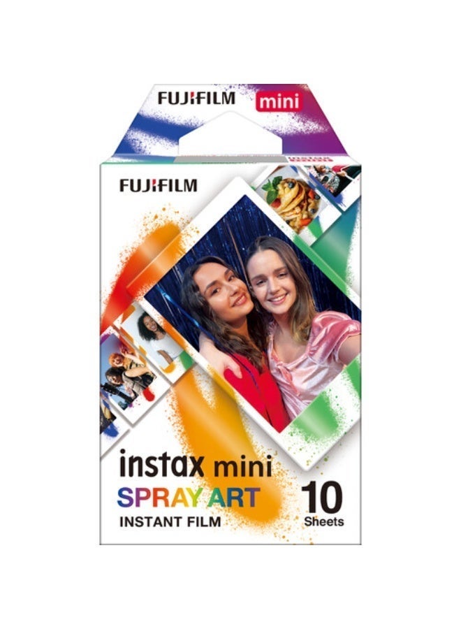 إنستاكس FUJIFILM Instax mini Spray Art Film {10 Exposures} - Image 1